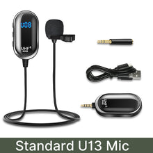 Load image into Gallery viewer, Uhf Lavalier Lapel Wireless Microphone Real Time Recording Vlog Mic