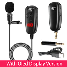 Load image into Gallery viewer, Uhf Lavalier Lapel Wireless Microphone Real Time Recording Vlog Mic
