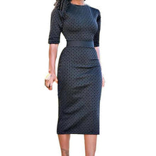 Load image into Gallery viewer, Women Polyester Full Sleeve Natural Regular Summer Dress