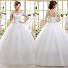 Load image into Gallery viewer, Bridal Dress In White New Fashion Temperament Style Bride Wedding Dress Lace Embroidery Large Size Slim Dresses