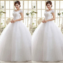 Load image into Gallery viewer, Bridal Dress In White New Fashion Temperament Style Bride Wedding Dress Lace Embroidery Large Size Slim Dresses