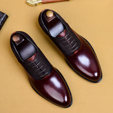 Load image into Gallery viewer, Vintage British Business Mens Formal Leather Shoes