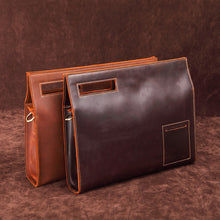 Load image into Gallery viewer, Shoulder Bag Top Layer Cowhide Crossbody Retro Briefcase