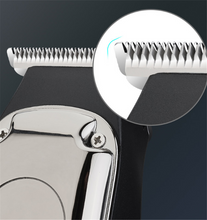 Load image into Gallery viewer, Hair Salon Engraving Push White Small Hair Clippers Retro Oil Head Electric Hair Clippers