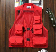 Load image into Gallery viewer, Multi-Pocket Fishing Hunting Vest
