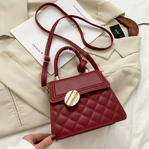 Small Square Stiletto Shoulder Bag For Women, Korean Fashion