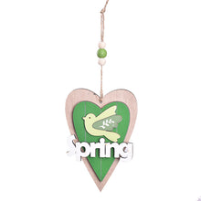 Load image into Gallery viewer, Easter Decorative Wooden Alphabet Pendant