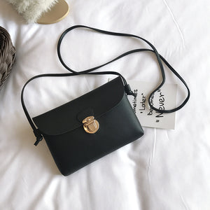 Women's Bag New Pouch Korean Mini Mortise Lock Small Square Bag Women's Shoulder Crossbody Bag Trendy Women's Bags
