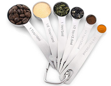 Load image into Gallery viewer, Stainless Steel Kitchen Seasoning Measuring Spoons