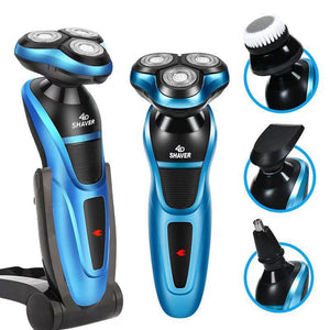 USB car multi-function body wash electric shaver 4d three-headed rechargeable men's beard knife