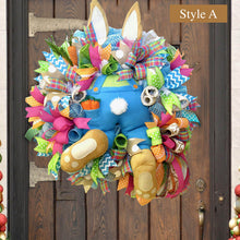 Load image into Gallery viewer, Easter bunny wreath