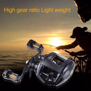 12+1BB Baitcasting Reel G-ratio 6.3:1 Left or