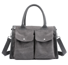 Load image into Gallery viewer, Canvas Women Bags for Women 2021 Doctor Bag Ladies Hand Bags Handbag Designer Totes Casual Canvas Crossbody Bag Shoulder Hobo
