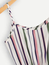 Load image into Gallery viewer, Striped Print Cami Dress