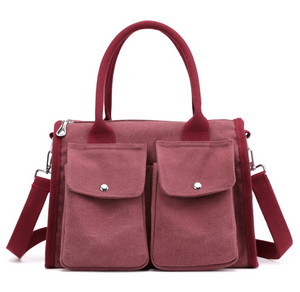 Canvas Women Bags for Women 2021 Doctor Bag Ladies Hand Bags Handbag Designer Totes Casual Canvas Crossbody Bag Shoulder Hobo
