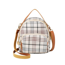 Load image into Gallery viewer, Personality Bags Casual Plaid Backpack Portable