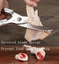Load image into Gallery viewer, Kitchen Household Stainless Steel Chicken Bone Scissors Multi-Purpose Kitchen Barbecue Scissors