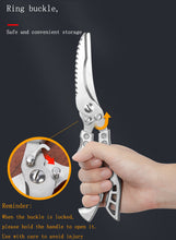 Load image into Gallery viewer, Kitchen Household Stainless Steel Chicken Bone Scissors Multi-Purpose Kitchen Barbecue Scissors