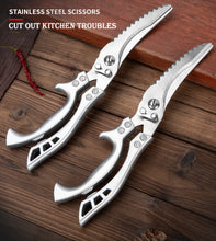 Load image into Gallery viewer, Kitchen Household Stainless Steel Chicken Bone Scissors Multi-Purpose Kitchen Barbecue Scissors