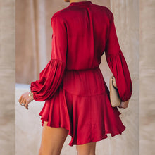 Load image into Gallery viewer, Summer Ladies Shirt Dress Women Dresses Pink Lady Wrap Wear