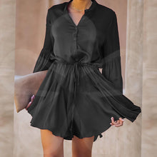 Load image into Gallery viewer, Summer Ladies Shirt Dress Women Dresses Pink Lady Wrap Wear