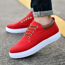 Load image into Gallery viewer, Breathable mens casual canvas sport shoes