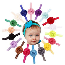 Load image into Gallery viewer, 18PCS Babys Girls headband Elastic lovely Flower