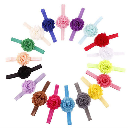 18PCS Babys Girls headband Elastic lovely Flower