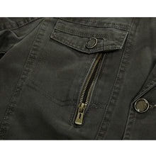 Load image into Gallery viewer, Autumn Cotton Multi Pockets Single-breasted Casual Blazers
