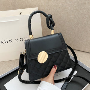 Small Square Stiletto Shoulder Bag For Women, Korean Fashion