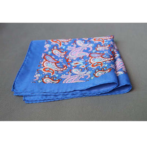 New Popular 34 x 34 CM Man Paisley Flower Dot Pocket Square Men Paisley Casual Hankies For men's Suit Big Size Handkerchief