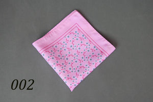 New Popular 34 x 34 CM Man Paisley Flower Dot Pocket Square Men Paisley Casual Hankies For men's Suit Big Size Handkerchief