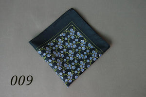 New Popular 34 x 34 CM Man Paisley Flower Dot Pocket Square Men Paisley Casual Hankies For men's Suit Big Size Handkerchief