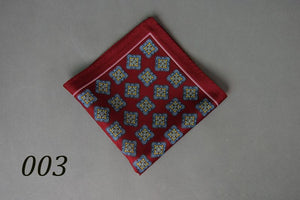 New Popular 34 x 34 CM Man Paisley Flower Dot Pocket Square Men Paisley Casual Hankies For men's Suit Big Size Handkerchief
