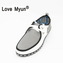 Load image into Gallery viewer, Spring breathable doug men loafers casual shoes increased within flats the British fashion lace up male shoe human race