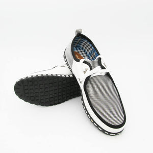 Spring breathable doug men loafers casual shoes increased within flats the British fashion lace up male shoe human race
