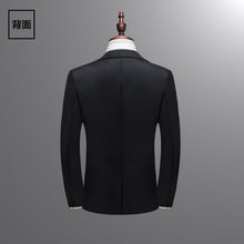 Load image into Gallery viewer, New Autumn Wedding Navy Blue Suits Men,Blazer Men,Men&#39;s Jacket + Pants Business Suits,men&#39;s Dress suits, Plus Size M-3XL