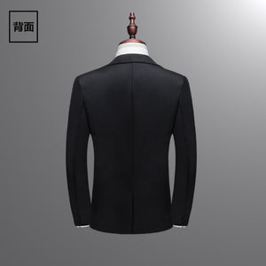 New Autumn Wedding Navy Blue Suits Men,Blazer Men,Men's Jacket + Pants Business Suits,men's Dress suits, Plus Size M-3XL