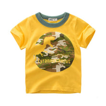 Load image into Gallery viewer, Summer Boys T Shirts Clothing Short Sleeve 100% Cotton Dinosaur Cartoon Children T Shirts Girls 2-8Y High Quality Kids Tees