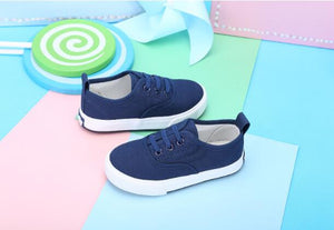 2018 autumn new children's canvas shoes boys and girls non-slip casual shoes 38