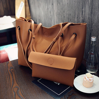 Women's bag Korean version of the mother bag lychee pattern handbag fashion large-capacity shoulder diagonal package wholesale