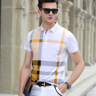 Summer Polo Shirt Men's Brand Clothing Cotton Short Sleeve