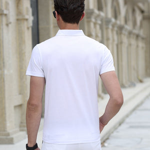 Summer Polo Shirt Men's Brand Clothing Cotton Short Sleeve
