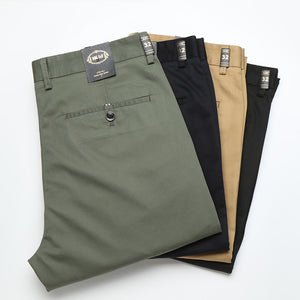 Spring And Summer New Men'S Business High Waist Casual Pants