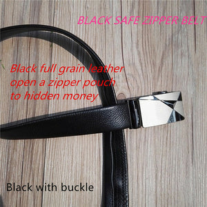 2022  togo  leather  strip with   ratchet buckle hide money zipper