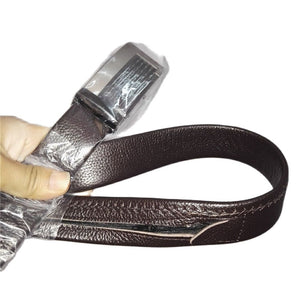 2022  togo  leather  strip with   ratchet buckle hide money zipper