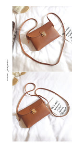 Women's Bag New Pouch Korean Mini Mortise Lock Small Square Bag Women's Shoulder Crossbody Bag Trendy Women's Bags