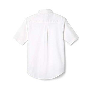 French Toast Boys' Short Sleeve Oxford Dress Shirt (Standard & Husky),