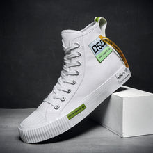 Load image into Gallery viewer, Mens College Style High Top Canvas Shoes
