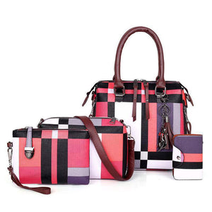 New Luxury Handbags Plaid Women Bags Designer